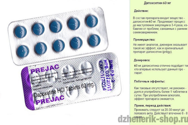 Дапоксетин инструкция по применению